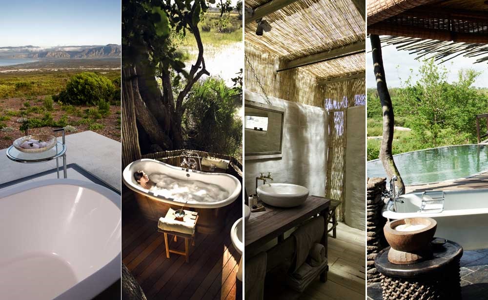 Baños de ensueño: Grootbos Villa, Eagle Island Camp, Damaraland Camp y Singita Boulders Lodge