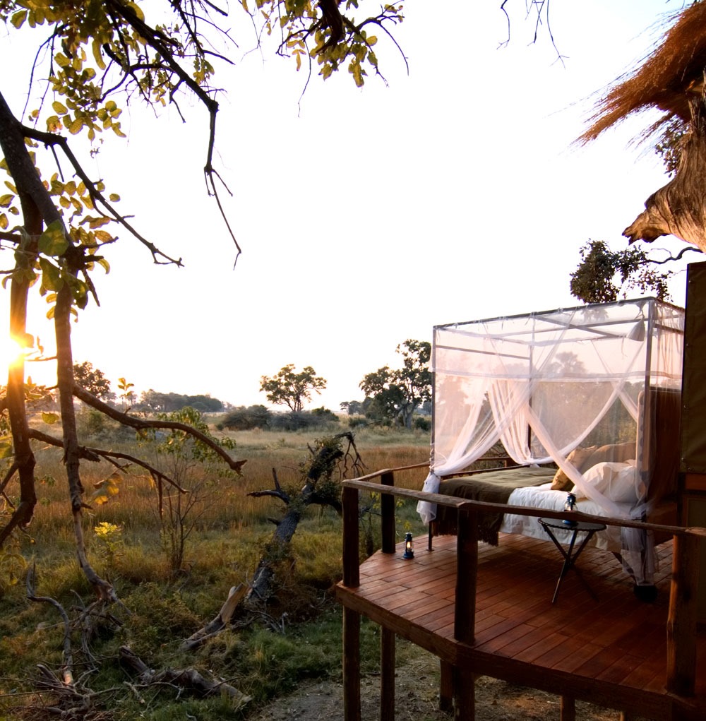 Baines Camp, Botswana star bed african romantic pictures