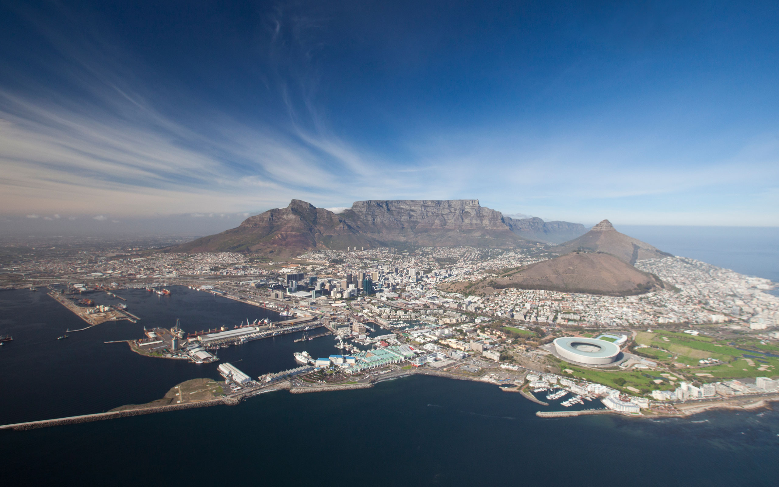 Cape Town Tourism Aerial view sudafrica ciudad del cabo enkosi africa
